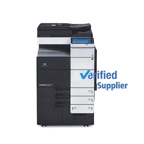 High Speed 754 C754 754e C754e Used Printer Second Hand Colorful Refurbished Scanner Copiers for Konica Minolta Machine